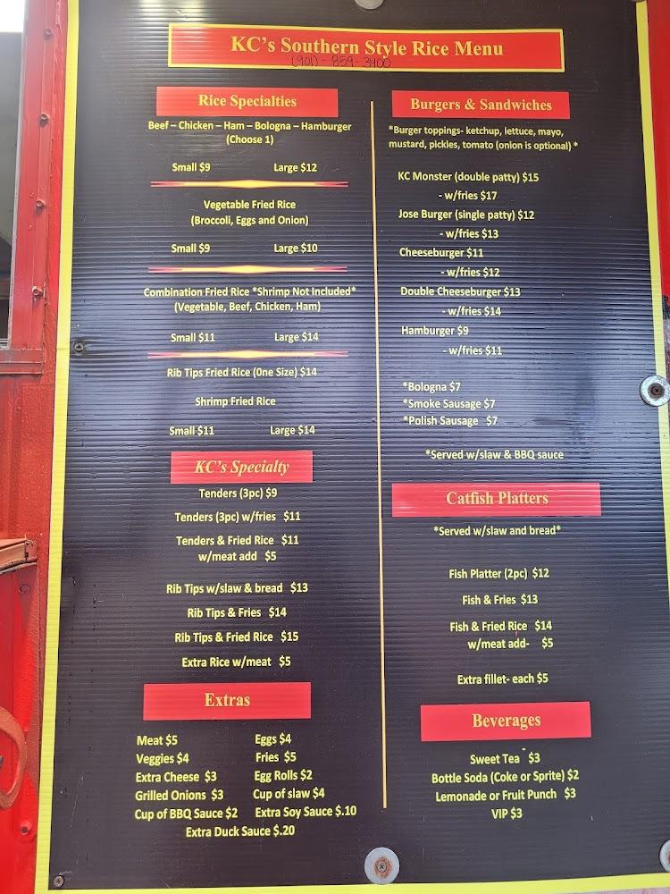KC Southern Fried Rice Menu image 2